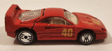 1989 Hot Wheels Ferrari F40 Red Die Cast Toy Car Vehicle Opening Rear Mount Engine UH