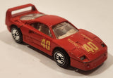 1989 Hot Wheels Ferrari F40 Red Die Cast Toy Car Vehicle Opening Rear Mount Engine UH