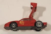 1989 Hot Wheels Ferrari F40 Red Die Cast Toy Car Vehicle Opening Rear Mount Engine UH