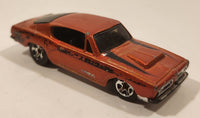 2008 Hot Wheels Team: Muscle Mania '71 Hemi Cuda Metalflake Orange Die Cast Toy Car Vehicle