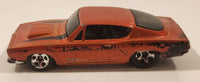 2008 Hot Wheels Team: Muscle Mania '71 Hemi Cuda Metalflake Orange Die Cast Toy Car Vehicle