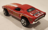 2011 Hot Wheels HW Main Street Dixie Challenger '70 Dodge Challenger Delran Fire Dept. Red Die Cast Toy Car Vehicle