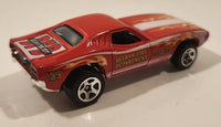 2011 Hot Wheels HW Main Street Dixie Challenger '70 Dodge Challenger Delran Fire Dept. Red Die Cast Toy Car Vehicle