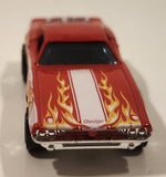 2011 Hot Wheels HW Main Street Dixie Challenger '70 Dodge Challenger Delran Fire Dept. Red Die Cast Toy Car Vehicle