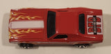 2011 Hot Wheels HW Main Street Dixie Challenger '70 Dodge Challenger Delran Fire Dept. Red Die Cast Toy Car Vehicle