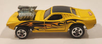 2001 Hot Wheels Rodger Dodger Yellow Die Cast Toy Car Vehicle