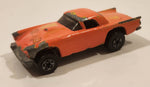 1987 Hot Wheels Color Racers '57 T-Bird 1957 Ford Thunder Bird Pink Peach Orange Die Cast Toy Car Vehicle