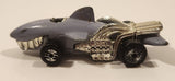 1987 Hot Wheels Speed Demons Sharkruiser Grey Die Cast Toy Car Shark Shaped Vehicle - UH