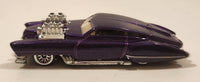 2001 Hot Wheels Evil Twin Dark Metalflake Purple Die Cast Toy Car Vehicle