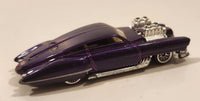 2001 Hot Wheels Evil Twin Dark Metalflake Purple Die Cast Toy Car Vehicle