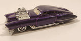 2001 Hot Wheels Evil Twin Dark Metalflake Purple Die Cast Toy Car Vehicle