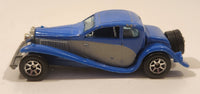 1995 Hot Wheels '37 Bugatti Blue Die Cast Toy Car Vehicle