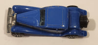 1995 Hot Wheels '37 Bugatti Blue Die Cast Toy Car Vehicle