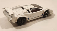 1989 Hot Wheels Lamborghini Countach White Die Cast Toy Exotic Luxury Car Vehicle