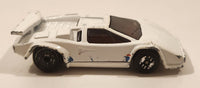 1989 Hot Wheels Lamborghini Countach White Die Cast Toy Exotic Luxury Car Vehicle