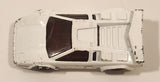 1989 Hot Wheels Lamborghini Countach White Die Cast Toy Exotic Luxury Car Vehicle