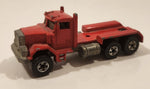 1989 Hot Wheels Peterbilt Dump Truck Semi Rig Red Die Cast Toy Car Vehicle - BW Malaysia