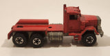 1989 Hot Wheels Peterbilt Dump Truck Semi Rig Red Die Cast Toy Car Vehicle - BW Malaysia