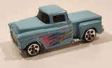 1992 Hot Wheels '56 Flashsider Truck Teal Die Cast Toy Car Vehicle