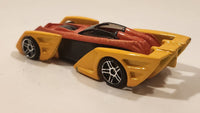 2001 Hot Wheels First Editions Shredster Orange and Dark Yellow Die Cast Toy Car Vehicle