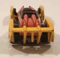 2001 Hot Wheels First Editions Shredster Orange and Dark Yellow Die Cast Toy Car Vehicle