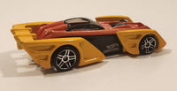 2001 Hot Wheels First Editions Shredster Orange and Dark Yellow Die Cast Toy Car Vehicle