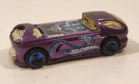 2003 Hot Wheels  Serpent Cyclone Deora II Purple Die Cast Toy Car Vehicle