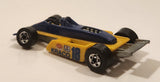 1989 Hot Wheels Thunderstreak Formula Fever Yellow and Blue Die Cast Toy Race Car Vehicle