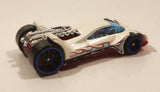 2010 Hot Wheels Criss Cross Crash Vulture White Die Cast Toy Car Vehicle