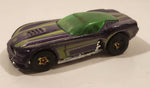 2009 Hot Wheels HW Designs Pony-Up Metallic Purple Die Cast Toy Car Vehicle