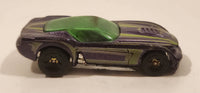 2009 Hot Wheels HW Designs Pony-Up Metallic Purple Die Cast Toy Car Vehicle