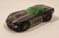 2009 Hot Wheels HW Designs Pony-Up Metallic Purple Die Cast Toy Car Vehicle