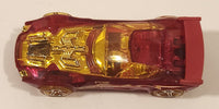 2010 Hot Wheels Race World Earth Nerve Hammer Transparent Red Die Cast Toy Car Vehicle