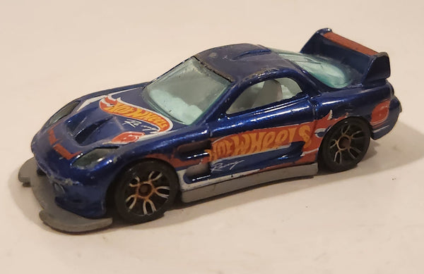 2014 Hot Wheels HW Race Team 24 / Seven Blue Die Cast Toy Car Vehicle