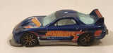 2014 Hot Wheels HW Race Team 24 / Seven Blue Die Cast Toy Car Vehicle