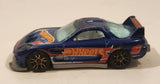 2014 Hot Wheels HW Race Team 24 / Seven Blue Die Cast Toy Car Vehicle