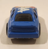 1998 McDonald's Hot Wheels Racer Nascar #44 Blue Die Cast Toy Race Car Vehicle