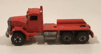 1989 Hot Wheels Peterbilt Dump Truck Semi Rig Red Die Cast Toy Car Vehicle - BW Malaysia