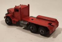 1989 Hot Wheels Peterbilt Dump Truck Semi Rig Red Die Cast Toy Car Vehicle - BW Malaysia