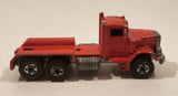 1989 Hot Wheels Peterbilt Dump Truck Semi Rig Red Die Cast Toy Car Vehicle - BW Malaysia