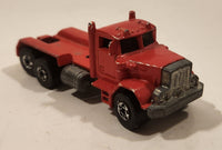 1989 Hot Wheels Peterbilt Dump Truck Semi Rig Red Die Cast Toy Car Vehicle - BW Malaysia