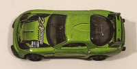 2006 Hot Wheels Drift Kings 24 / Seven Green Die Cast Toy Race Car Vehicle