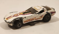 1983 Hot Wheels Vetty Funny Corvette Funny Car White Die Cast Toy Drag Racing Car Vehicle with Lifting Body