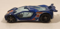 2014 Hot Wheels HW Race Team Track Stars Impavido 1 Blue Die Cast Toy Car Vehicle