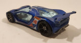 2014 Hot Wheels HW Race Team Track Stars Impavido 1 Blue Die Cast Toy Car Vehicle