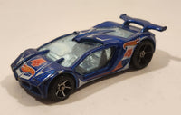 2014 Hot Wheels HW Race Team Track Stars Impavido 1 Blue Die Cast Toy Car Vehicle