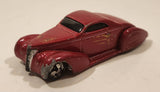 2003 Hot Wheels First Editions Swoop Coupe Red Die Cast Toy Low Rider Hot Rod Car Vehicle