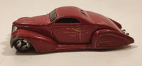 2003 Hot Wheels First Editions Swoop Coupe Red Die Cast Toy Low Rider Hot Rod Car Vehicle