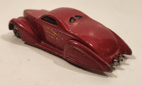 2003 Hot Wheels First Editions Swoop Coupe Red Die Cast Toy Low Rider Hot Rod Car Vehicle