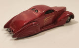 2003 Hot Wheels First Editions Swoop Coupe Red Die Cast Toy Low Rider Hot Rod Car Vehicle